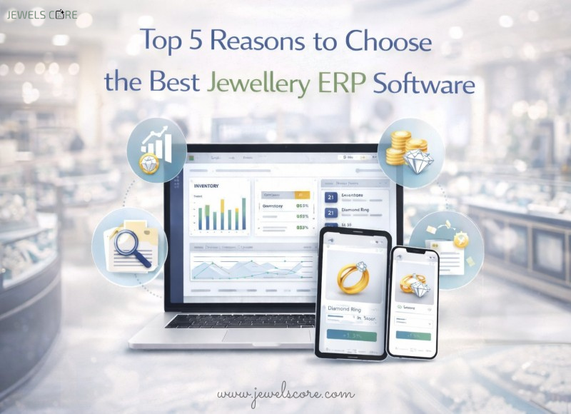 Top 5 Reasons to Choose the Best Jewellery ERP Software
